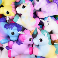 JUMBO LAYING SQUISH UNICORN MIX 12" 12/CASE LLB Squishy Toys