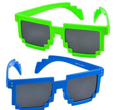 ASSORTED PIXEL SUNGLASSES LLB kids toys