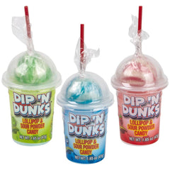 Dip'N Dunks Sour Powder Pop12ct- LLB Toys