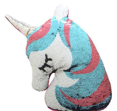 16" plush FLIP SEQUIN UNICORN PILLOW LLB Plush Toys