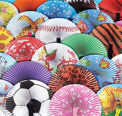 10" FOLDING FAN ASSORTMENT LLB kids toys