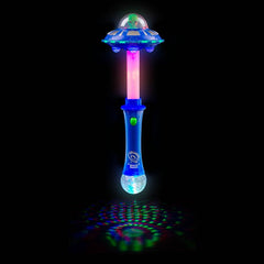 13" Light-Up Alien Saucer Wand