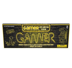 17.75" GAMER LED NEON STYLE SIGN LLB kids toys