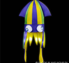 LIGHT-UP MARDI GRAS SQUID HAT