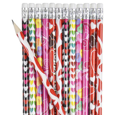 7.5" VALENTINE'S DAY PENCIL ASSORTMENT LLB Stationary