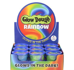 RAINBOW GLOW DOUGH 4OZ (36PCS/CASE) TM LLB kids toys