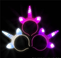 LIGHT-UP UNICORN HEADBANDS LLB Light-up Toys