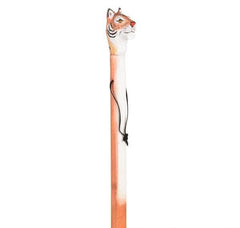 48" WOODEN TIGER WALKING STICK LLB kids toys