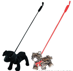 11" CAT&DOG W/ 35" LEASH LLB Plush Toys