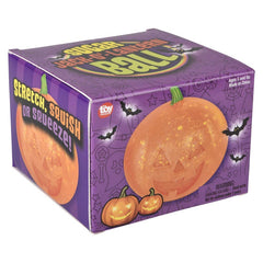 3.75" Jack O Lantern Squeezy Sugar Ball - Halloween- LLB