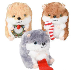 7"CHRISTMAS HAMSTER LLB Plush Toys