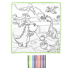 19.5" DINOSAUR WASHABLE DOODLE MAT LLB kids toys