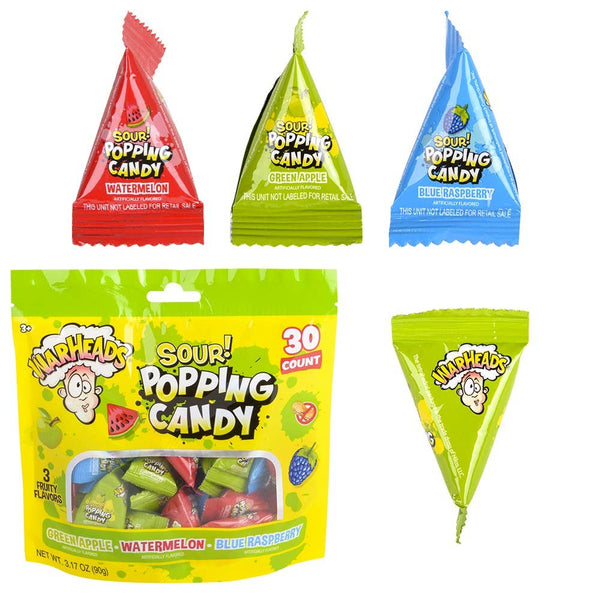 Warheads Popping Candy 30ct LLB Candy