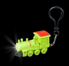 2" LIGHT-UP TRAIN BACK PACK CLIP WITH SOUND  Light-up Toys