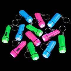 2" PLASTIC FLASHLIGHT KEYCHAIN LLB Keychain