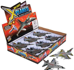 6" DIE-CAST PULL BACK F-16 FIGHTING FALCON LLB Car Toys