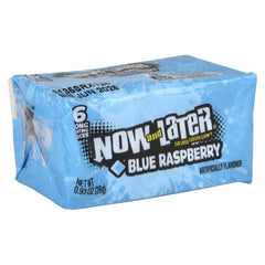 Now & Later 6 PC Blue Raspberry 12/24ct 0.93 oz  kids toys