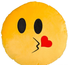 12" EMOTICON PILLOW LLB Plush Toys