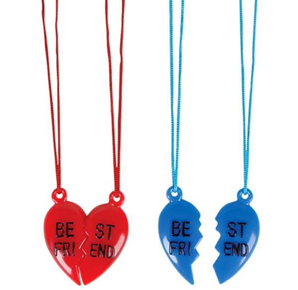 BEST FRIEND 2PC NECKLACE LLB kids toys