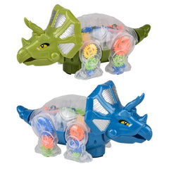 9.25" Light-Up Gear Triceratops LLB Light-up Toys