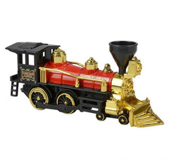 7" Pull Back Locomotive with Metallic Accent Car Toys