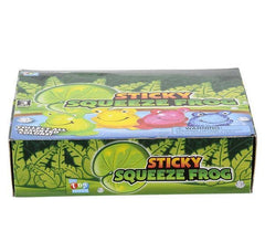 2.5" SQUEEZE STICKY FROG LLB kids toys