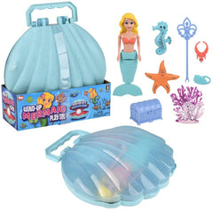 Wind-Up Mermaid Clam Shell Play Set - LLB Toys