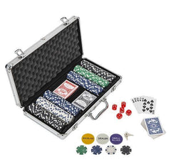 POKER SET IN ALUMINIUM CASE LLB kids toys