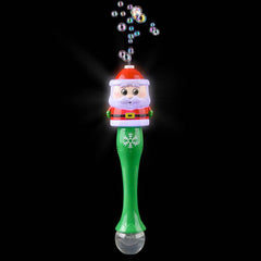 Light-Up Santa Bubble Wand 13.5: