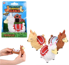 3.5" STRETCHY, SQUISH ALPACA LLB Squishy Toys