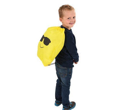 EMOTICON DRAWSTRING BACKPACK 16 x 13" LLB Backpack