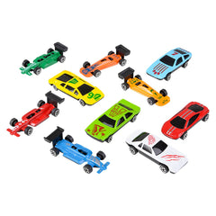 10PC 2.75"DIE-CAST RACE CAR SET LLB Car Toys