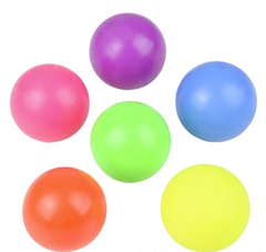 1.6" SQUISH STICKY NEON ORBS LLB Squishy Toys