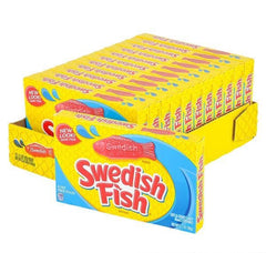 SWEDISH FISH RED THEATER BOX CANDY 12PC/CASE LLB kids toys