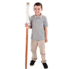 48" WOODEN TIGER WALKING STICK LLB kids toys