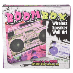 12" Boombox Wall Art Wireless Speaker