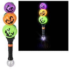 17" Light-Up Triple Jack O Lantern Wand- LLB Toys