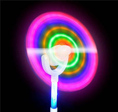 15" LIGHT-UP WHITE SWIVEL SPINNER WAND LLB Light-up Toys