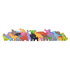 23" x 5" 26PC ALPHABET DINOSAUR PUZZLE LLB Puzzle