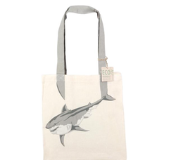 16" SHARK TAIL ECO-FRIENDLY CANVAS BAG LLB kids toys