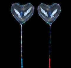 17.5" LIGHT-UP HEART BALLOON WAND LLB Light-up Toys