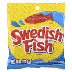 Peg Bag Swedish Fish Red 3.6oz LLB Candy