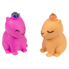 1" Mini Capybara Squeezy Figurines 100ct- LLB Toys