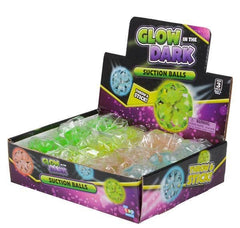 2" GLOW IN DARK SUCTION BALLS LLB kids toys