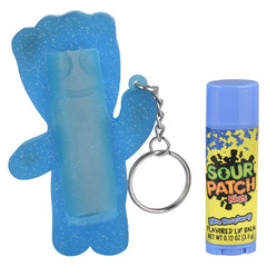 Blue Raspberry Lip Balm With Keychain