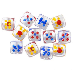 1" TRANSPARENT DICE LLB kids toys