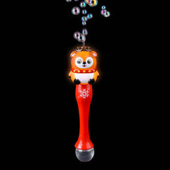 Light-Up Reindeer Bubble Wand 13.5" - LLB Toys