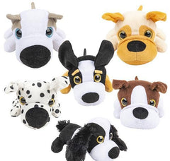 8.5" LAYING BIG HEAD PUPPIES LLB Plush Toys