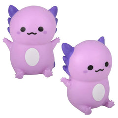 4" Squish And Stretch Axolotl 12ct LLB Squishy Toys