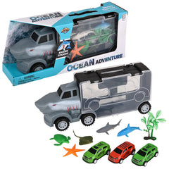 11" Shark Truck And Animal Carrier